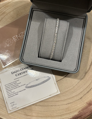 Witgouden armband – 2.35ct Diamant