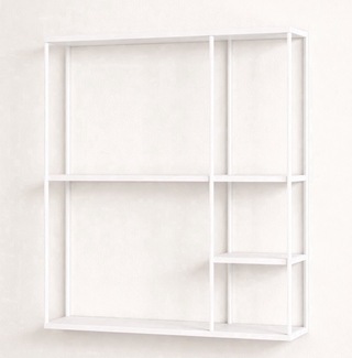 Wandrek, wit, cold roll steel