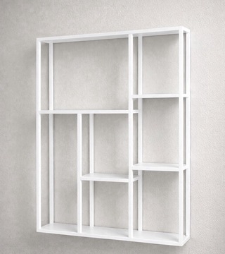 Wandrek, wit, cold roll steel