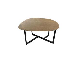 Salontafel, brass antique aluminium & iron