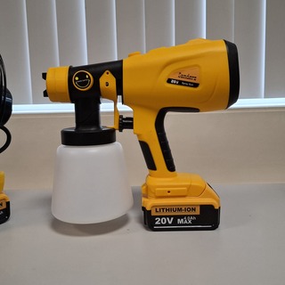 Accu Verfspuit | 20V, SanderZ, Geel, 2025