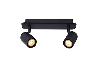 Lucide Lennert Wandspot  GU10  2x 5W  Zwart