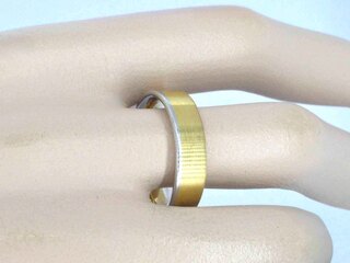 Christian Bauer – bi-colour trouwring van goud en platina