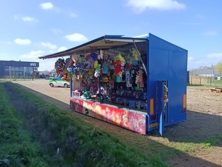 Kermiskraam, Prijzenpaleis, Touwtje trekken, 1982