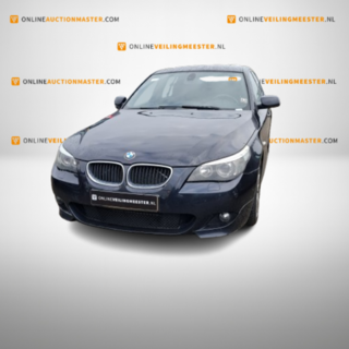 Personenauto, BMW, 5-serie Touring, 525i, zwart, 2005
