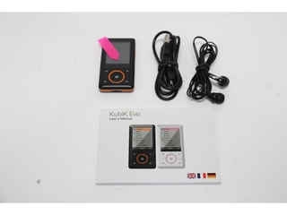 Kubik Evo MP3 speler met radio en MicroSD/SDHC 8 GB Zwart