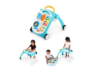 Baby walker 4 in 1 musical mix n roll Baby Einstein Blauw