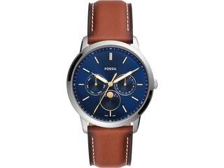 Fossil Neutra Minimalist FS5903 Herenhorloge 42 mm  Zilverkleurig