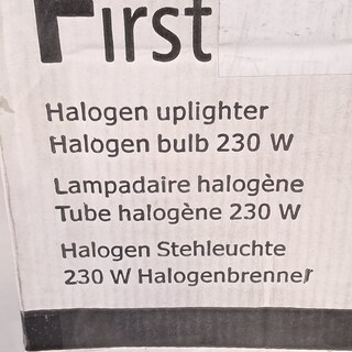2x Halogeen vloerlamp, Unilux, First