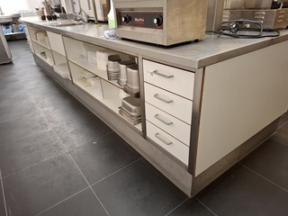 Horeca werkbank met spoelbak