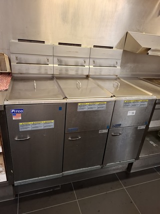 Frituur opstelling Pitco, model 35C