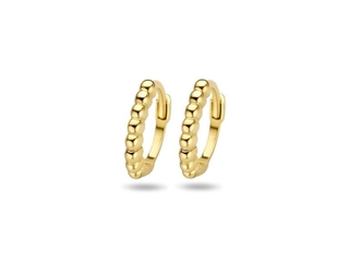 Sparkle14 Klapoorringen Bolletje Goud