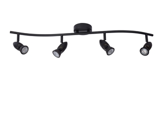 Lucide Caro Plafondspot 4xGU10 Zwart