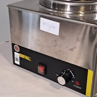 Bain marie met 2 ronde potten, Buffalo, S077-E-03