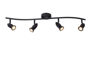 Lucide Caro Plafondspot 4xGU10 Zwart