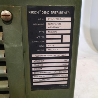 Aggregaat, Kirsch, NE6DHAE, 1993