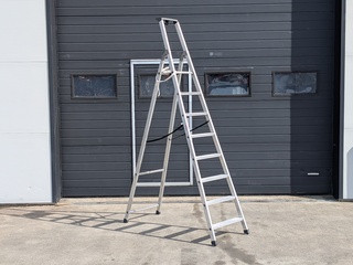 Werktrap 7-treeds met bordes