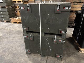 4x Houten transportkist