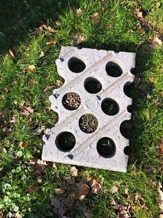 (Locatie Jubbega) ca. 677x grasbetontegel