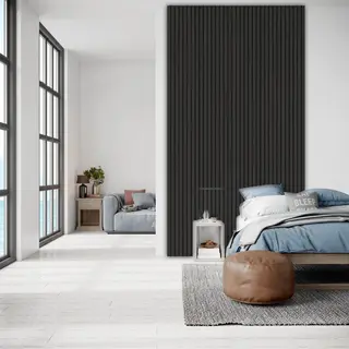 3x Akoestisch Wandpaneel 280×60, Black (3), 2026