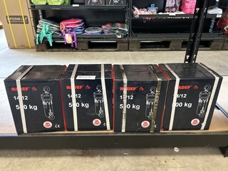 4x Handtakel 14/12 500kg, HADEF