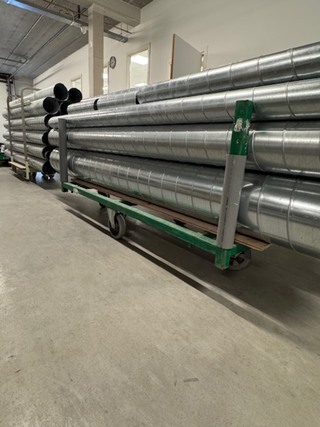 Langmateriaal kar, groen