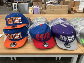 Ca. 500x Diverse snapback petten