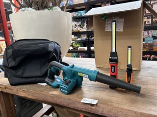 4x Bouwgereedschap, accessoires, Makita, Knipex, Stier, Osram