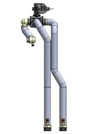 5x 3-weg klep voor inbouw, Panasonic, CZ-NV2