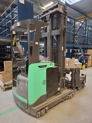 Reachtruck met gangpad geleiding, Mitsubishi, THD13N3, 2022