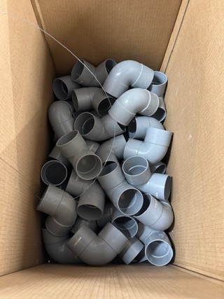 Ca. 10x Doos bochten, Wavin Wadal