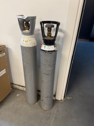 Zuurstof en stikstof cylinder, Linde