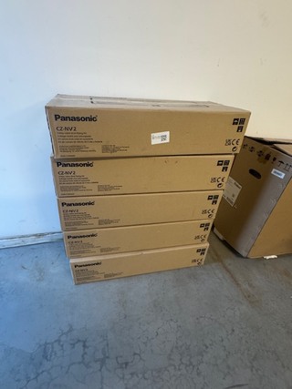 5x 3-weg klep voor inbouw, Panasonic, CZ-NV2