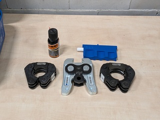 Persbek set in koffer, Geberit, Mapress