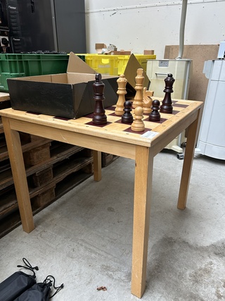 Schaaktafel 73x73x68cm