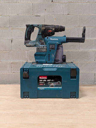 Accu boorhamer met filter, Makita DHR242, Makita DX07