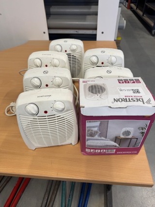 7x Ventilatorkachel elektrisch, Bestron, AFH211w