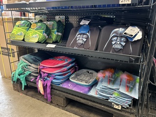 Ca. 60x Rugzakken en schoolartikelen voor kinderen, W.o. Disney, Brica