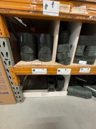 Partij hulpstukken, Dyka Air, groen