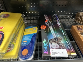 5x Inhoud stelling w.o. elektronica, W.o. Qnect, Babyliss, Nedis