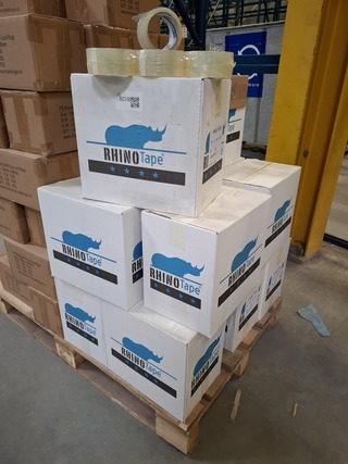 Ca 11x doos transparante verpakkingstape