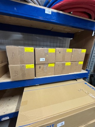 8x Doos aansluitmateriaal warmtepompen