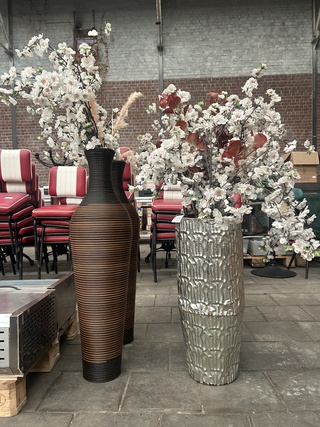 4x Kunstplant in pot