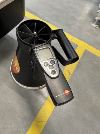 Vleugelradanemometer, Testo, 417