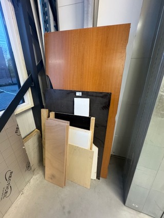 Diverse hout- en plaatmateriaal