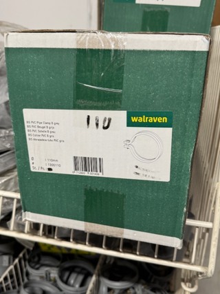 3x Draadmand met beugels, grijs