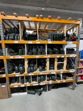 Partij hulpstukken, Dyka Air, groen