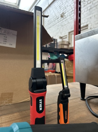 4x Bouwgereedschap, accessoires, Makita, Knipex, Stier, Osram