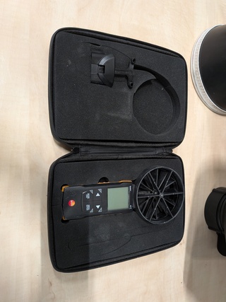 Vleugelrad-anemometer, Testo, 417