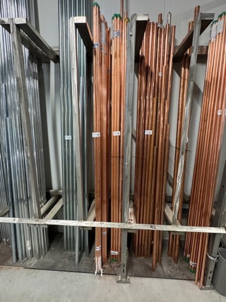 Ca. 90x Koperen buis